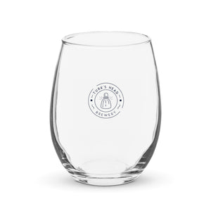 Stemless wine glass