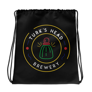 Turk's Head Brewery Logo Drawstring bag