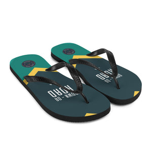 DOWN-DA-ROAD Flip-Flops